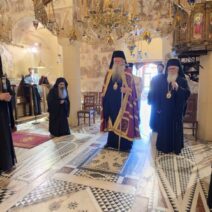 Στην Μονή Μεγάλου Σπηλαίου Καλαβρύτων ο Αρχιεπίσκοπος Τσέτινιγιε ΦΩΤΟ
