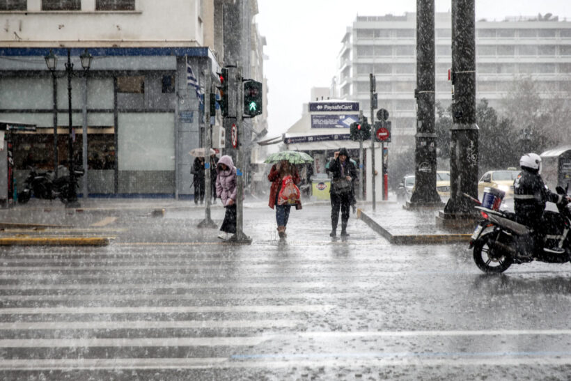 Καρτέλα καιρού για την Αχαΐα με πτώση θερμοκρασίας και βροχοπτώσεις