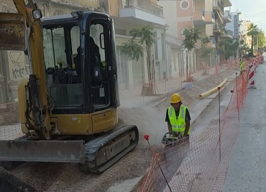 Κλειστός δρόμος στην Πάτρα εξαιτίας εργασιών φυσικού αερίου