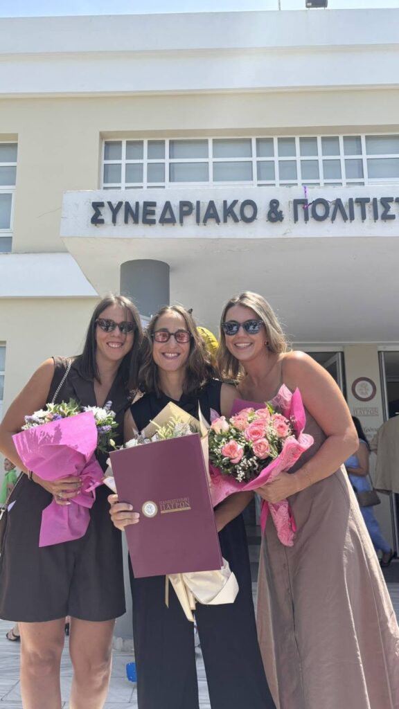 Η αχαιή πρωταθλήτρια Νόρα Δράκου πτυχιούχος του Πανεπιστημίου Πατρών ΦΩΤΟ