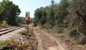 Κατασκευαστικές εργασίες για τον νέο δρόμο διαφυγής στο χώρο του Ο…