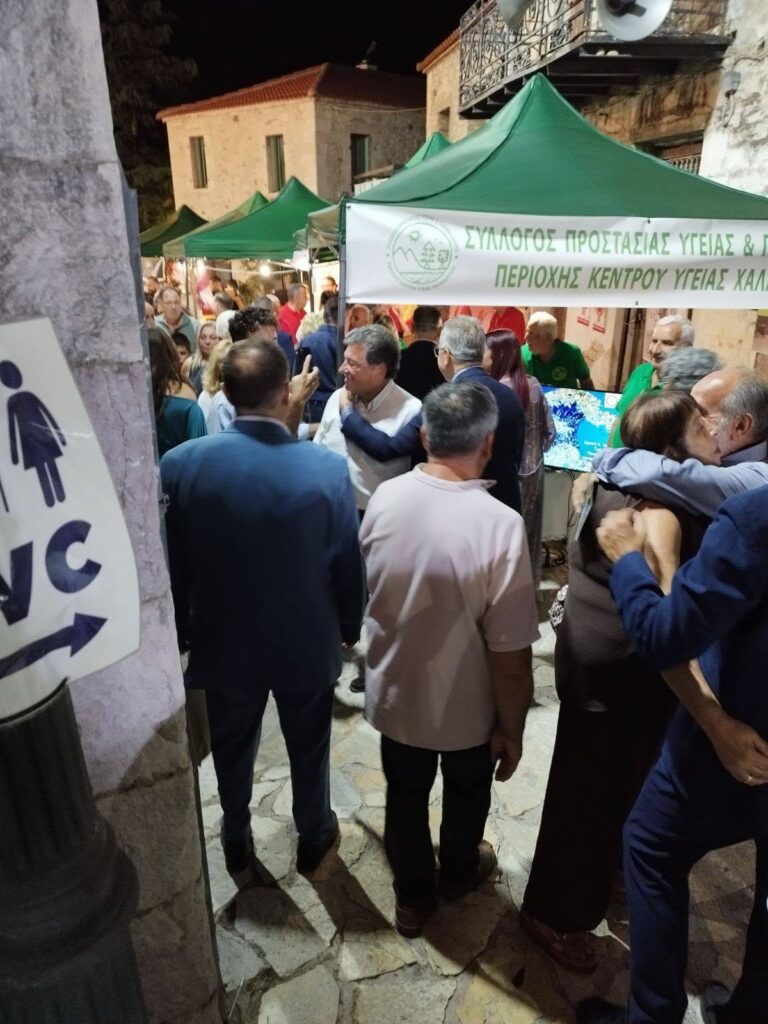 Ο Δημήτρης Παλούμπης στην Χαλανδρίτσα ΦΩΤΟ