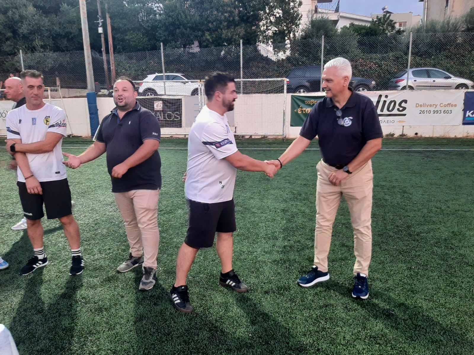 Ο Φωκίων Ζαΐμης στον Αετό Ρίου με ευχές για καλή αθλητική σεζόν ΦΩΤΟ
