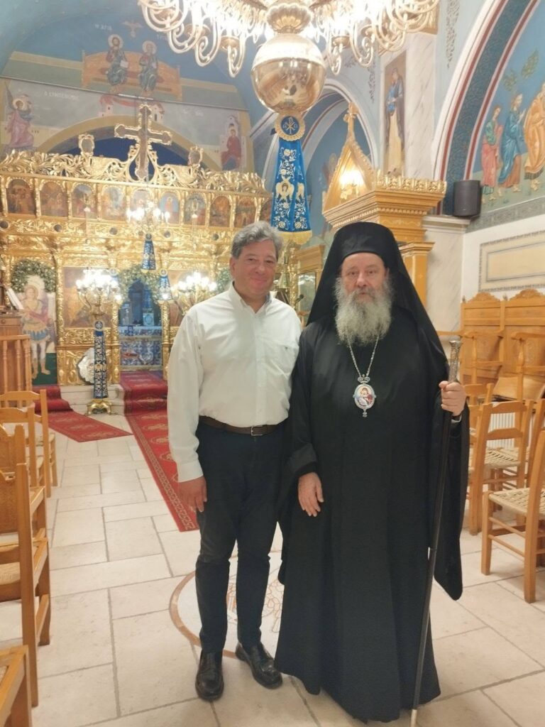 Ο Δημήτρης Παλούμπης στην Χαλανδρίτσα ΦΩΤΟ
