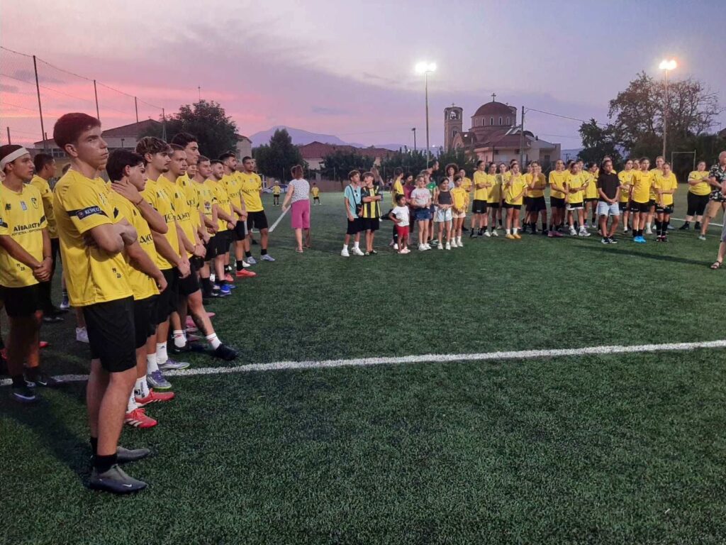 Ο Φωκίων Ζαΐμης στον Αετό Ρίου με ευχές για καλή αθλητική σεζόν ΦΩΤΟ