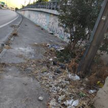 Μποζαίτικα: Σκουπίδια και εγκατάλειψη στον χώρο κάτω από τις γέφυρες ΦΩΤΟ