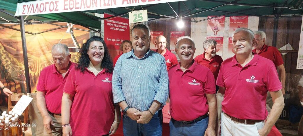 Τάκης Αντωνόπουλος στην Αγροτική Έκθεση Χαλανδρίτσας