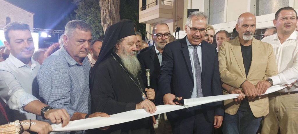 Ο Τάκης Αντωνόπουλος στην Αγροτική Έκθεση Χαλανδρίτσας ΦΩΤΟ