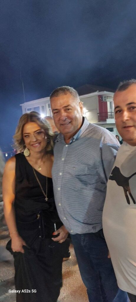 Ο Τάκης Αντωνόπουλος στην Αγροτική Έκθεση Χαλανδρίτσας ΦΩΤΟ