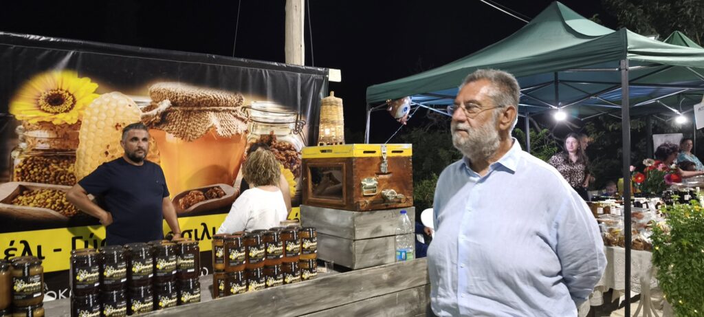 Ο Ανδρέας Παναγιωτόπουλος στην Αγροτική Έκθεση Χαλανδρίτσας ΒΙΝΤΕΟ-ΦΩΤΟ