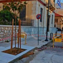 Πάτρα: Αποκατάσταση και φύτευση στο πεζοδρόμιο της Επισκοπής ΦΩΤΟ