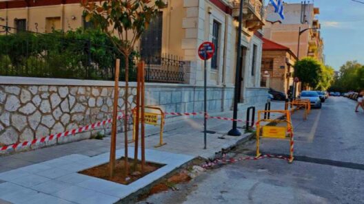 Πάτρα: Αποκατάσταση και φύτευση στο πεζοδρόμιο της Επισκοπής ΦΩΤΟ