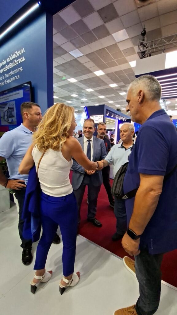 Η πολιτευτής Αχαΐας της ΝΔ Γιώτα Παυλοπούλου στην Διεθνή Έκθεση Θεσσαλονίκης ΦΩΤΟ