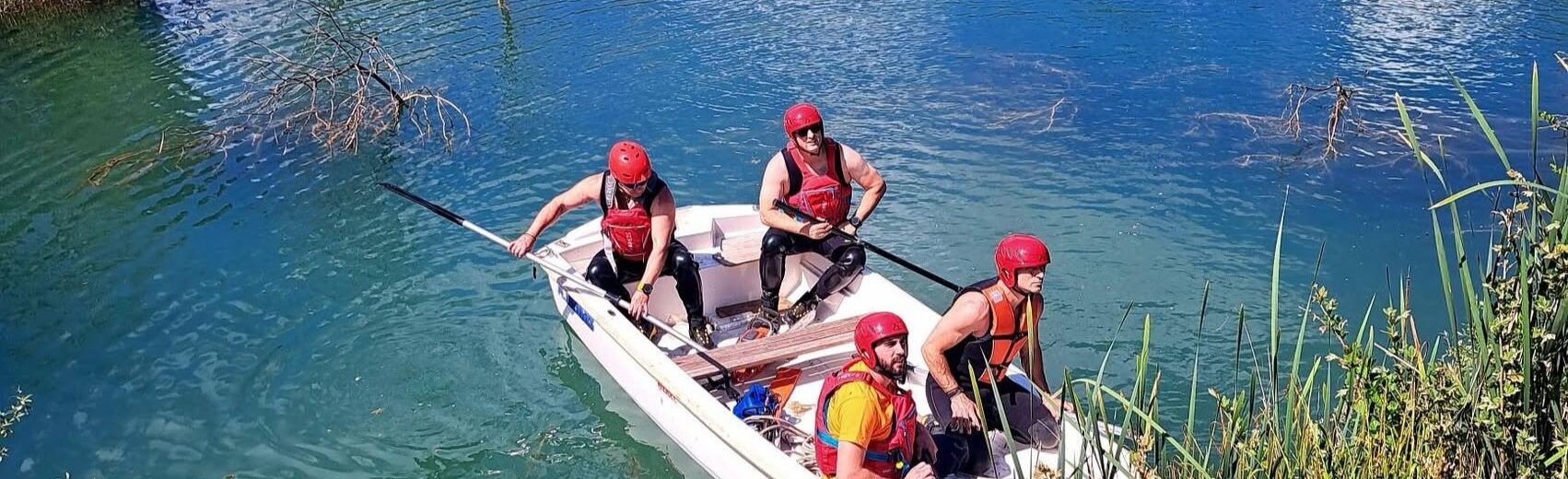 Φωτογραφία από τη διάσωση στο Δροσάτο, Καλάβρυτα, κατά τη φωτιά