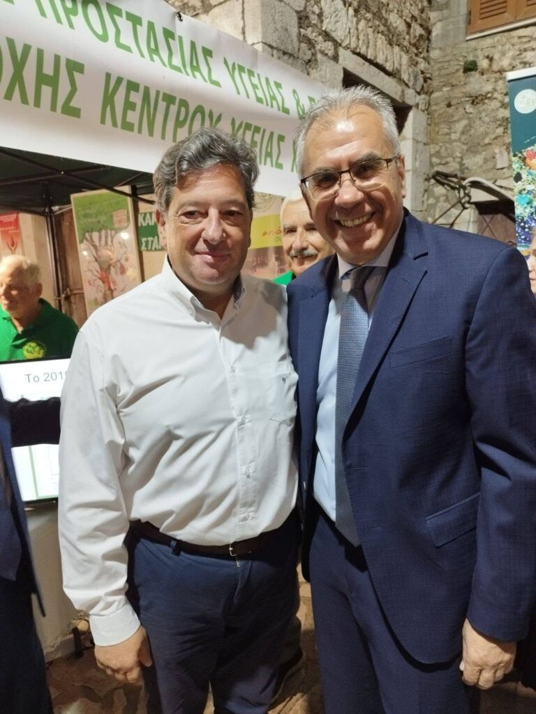 Ο Δημήτρης Παλούμπης στην Χαλανδρίτσα ΦΩΤΟ