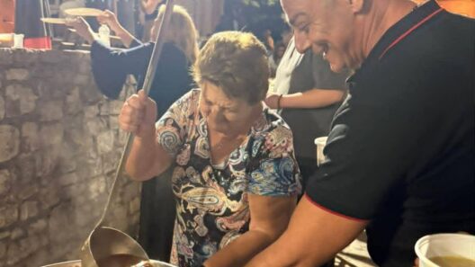 Φωτογραφία από τη γιορτή της Φασολάδας στο Κέρτεζη, Καλαβρύτων