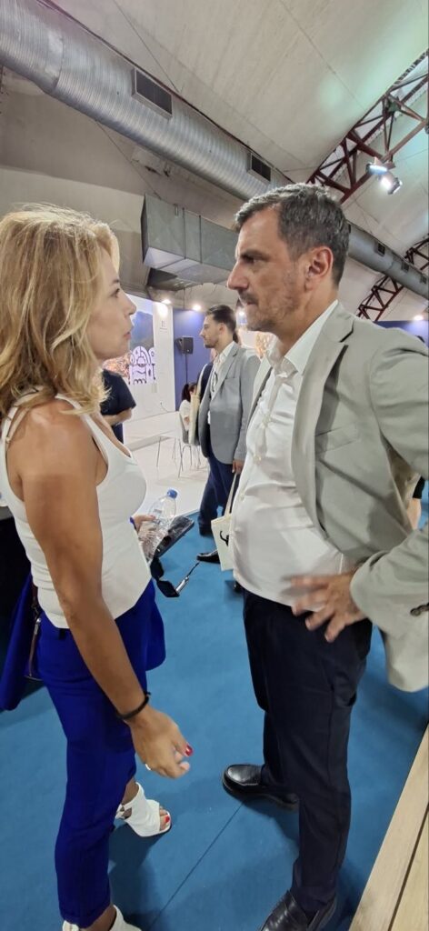 Η πολιτευτής Αχαΐας της ΝΔ Γιώτα Παυλοπούλου στην Διεθνή Έκθεση Θεσσαλονίκης ΦΩΤΟ