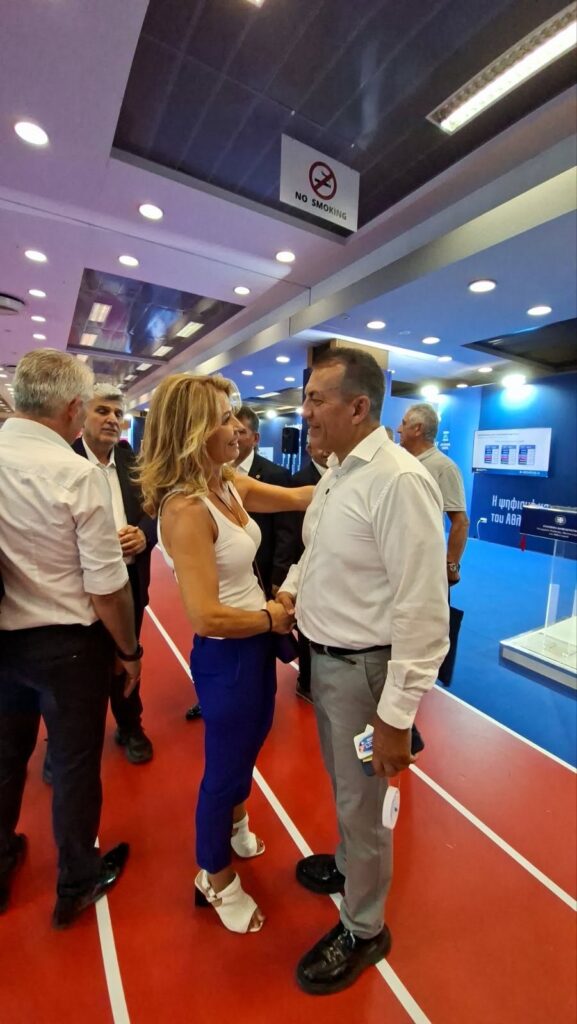 Η πολιτευτής Αχαΐας της ΝΔ Γιώτα Παυλοπούλου στην Διεθνή Έκθεση Θεσσαλονίκης ΦΩΤΟ