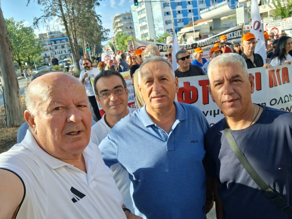 Ο Χρήστος Σουγλέρης στην Θεσσαλονίκη με την ΠΟΕΔΗΝ ΦΩΤΟ