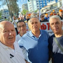 Ο Χρήστος Σουγλέρης στην Θεσσαλονίκη με την ΠΟΕΔΗΝ ΦΩΤΟ