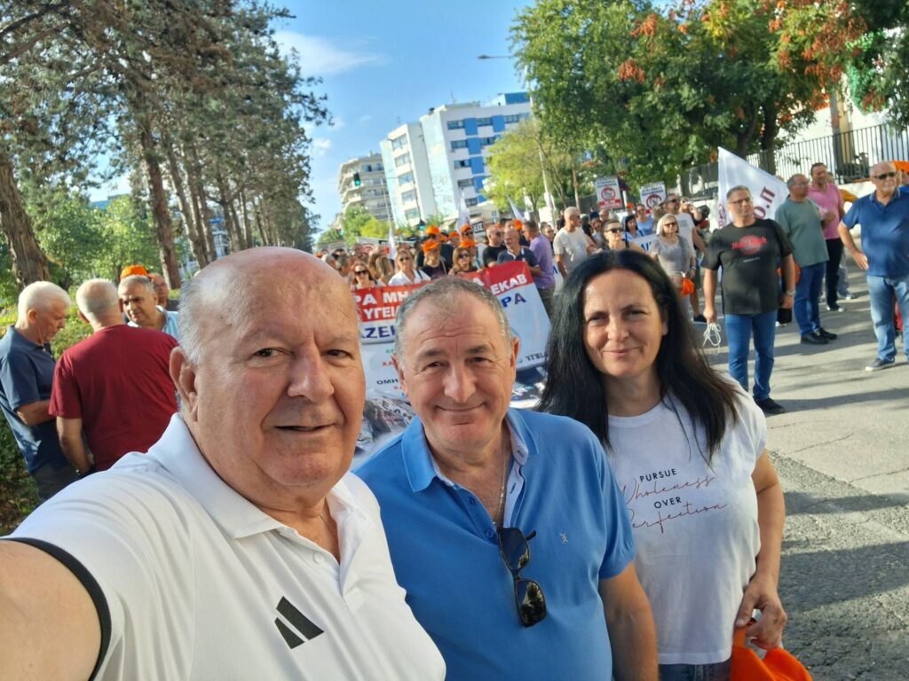 Ο Χρήστος Σουγλέρης στην Θεσσαλονίκη με την ΠΟΕΔΗΝ ΦΩΤΟ