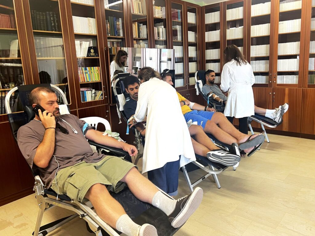 Εθελοντική αιμοδοσία του Πολιτιστικού Επιμορφωτικού Συλλόγου στα Αραχωβίτικα ΦΩΤΟ: