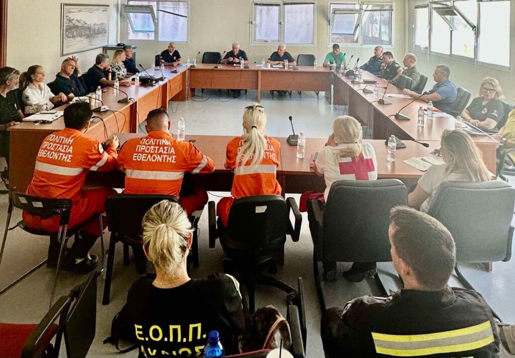 Αχαΐα: Απολογισμός αντιπυρικής περιόδου και σχεδιασμός αντιπλημμυρικής θωράκισης ΦΩΤΟ