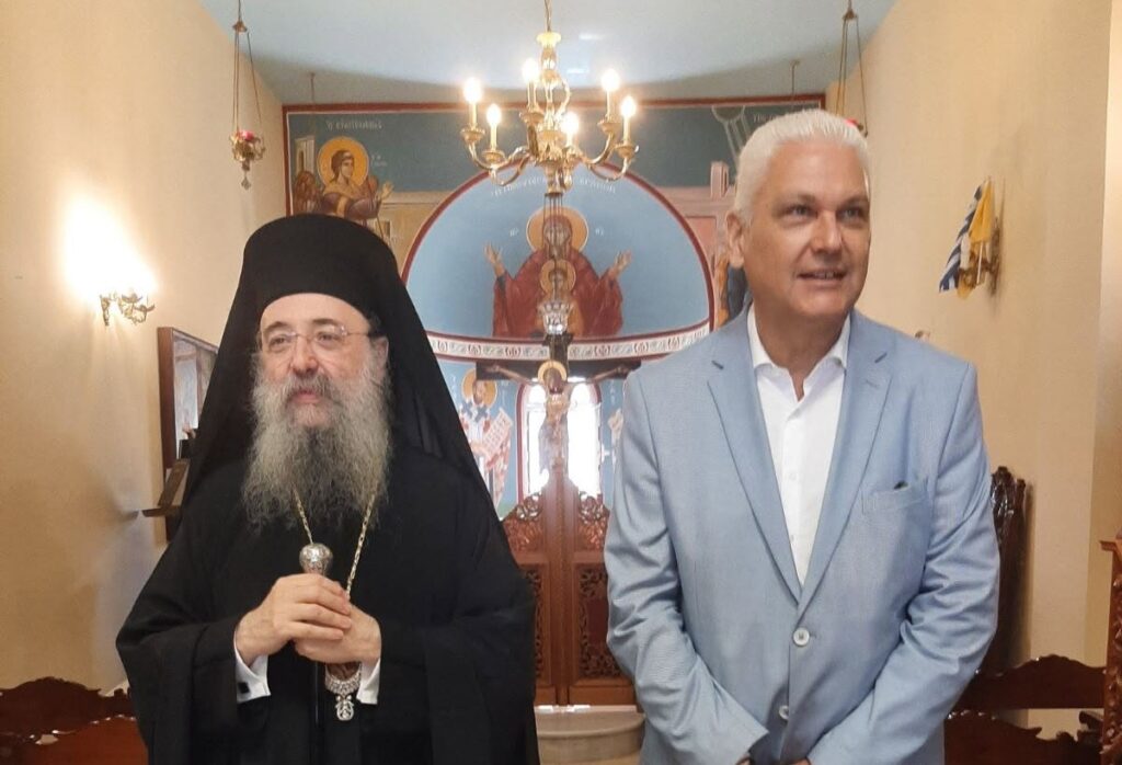 Ο Φωκίων Ζαΐμης στο Εκκλησιαστικό Λύκειο Πατρών για τη νέα σχολική χρονιά ΦΩΤΟ