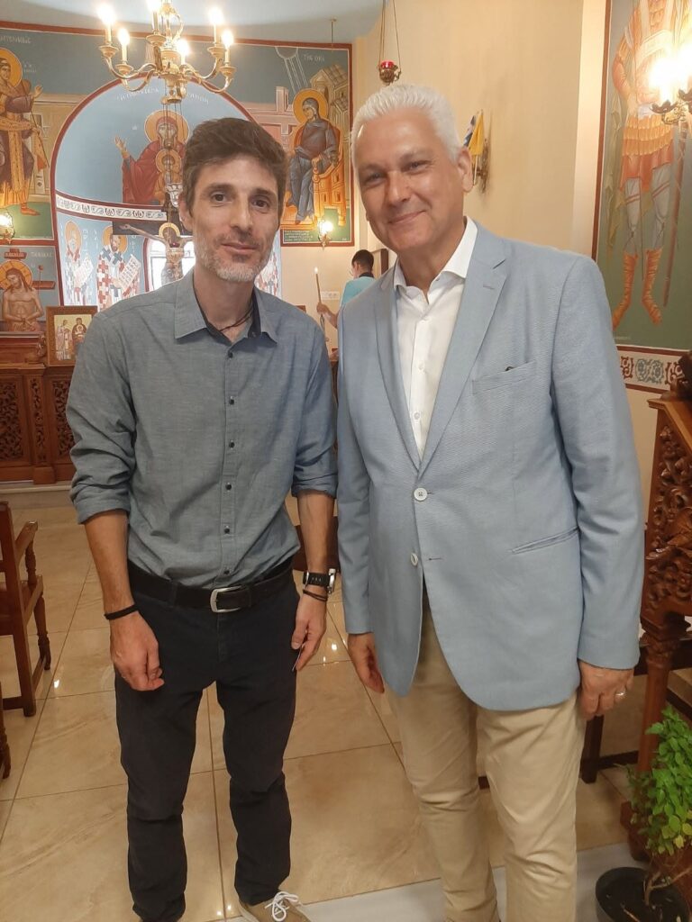 Ο Φωκίων Ζαΐμης στο Εκκλησιαστικό Λύκειο Πατρών για τη νέα σχολική χρονιά ΦΩΤΟ