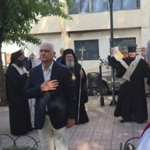 Ο Φωκίων Ζαΐμης στο μνημόσυνο για τον Ιωάννη Καποδίστρια στον Αγιο Νικόλαο ΦΩΤΟ