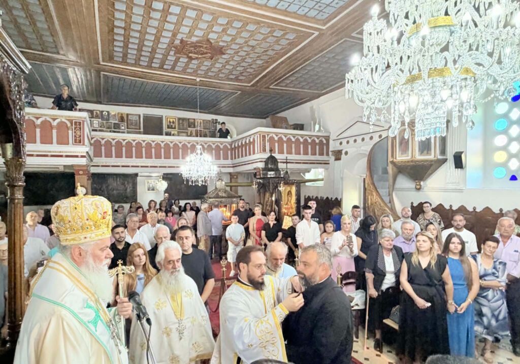 Χειροτονία του Δημοσθένους Ντόκου στους Αμπελοκήπους Αιγείρας ΦΩΤΟ