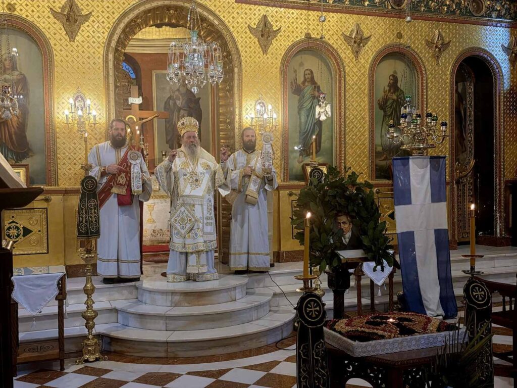 Ο Φωκίων Ζαΐμης στο μνημόσυνο για τον Ιωάννη Καποδίστρια στον Αγιο Νικόλαο ΦΩΤΟ