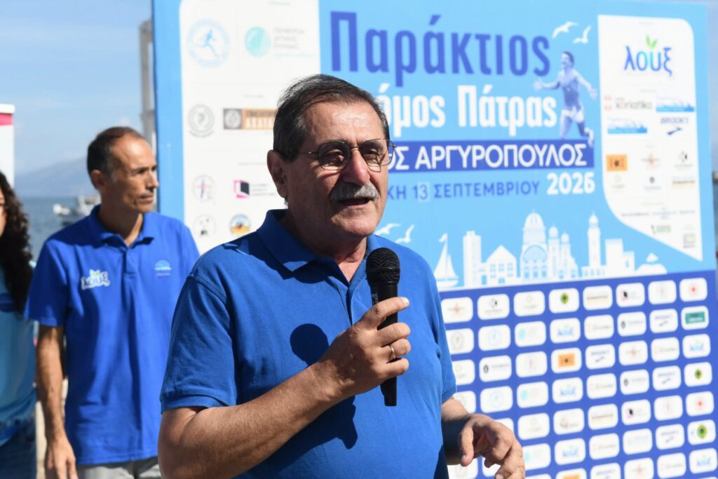 Ο δήμαρχος Κώστας Πελετίδης στον Παράκτιο Δρόμο Πάτρας «Νίκος Αργυρόπουλος»,