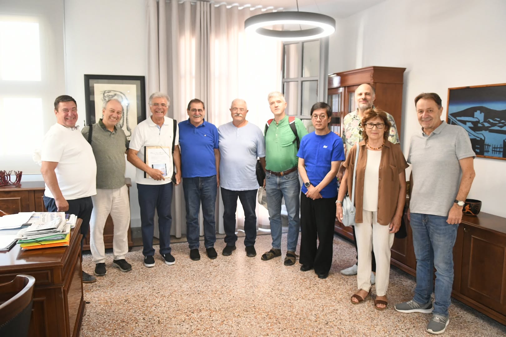 Οι μουσικοί της εκδήλωσης για το «Ρεμπέτικο σε κλασσική μορφή» στον Πελετίδη ΦΩΤΟ