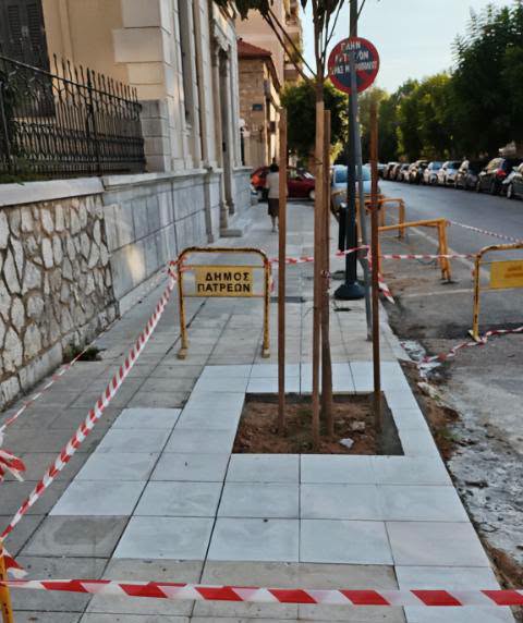 Πάτρα: Αποκατάσταση και φύτευση στο πεζοδρόμιο της Επισκοπής ΦΩΤΟ 5 Πάτρα: Αποκατάσταση και φύτευση στο πεζοδρόμιο της Επισκοπής ΦΩΤΟ