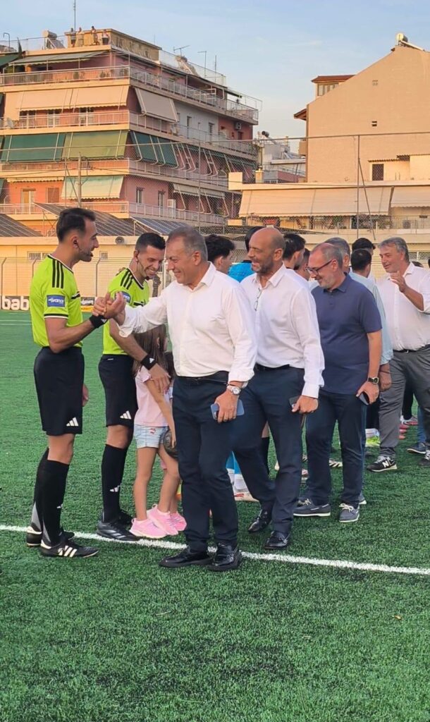 Πάτρα: Στα Προσφυγικά ο υπουργός Αθλητισμού Γ. Βρούτσης για τα εγκαίνια της νέας κερκίδας του γηπέδου ΒΙΝΤΕΟ-ΦΩΤΟ