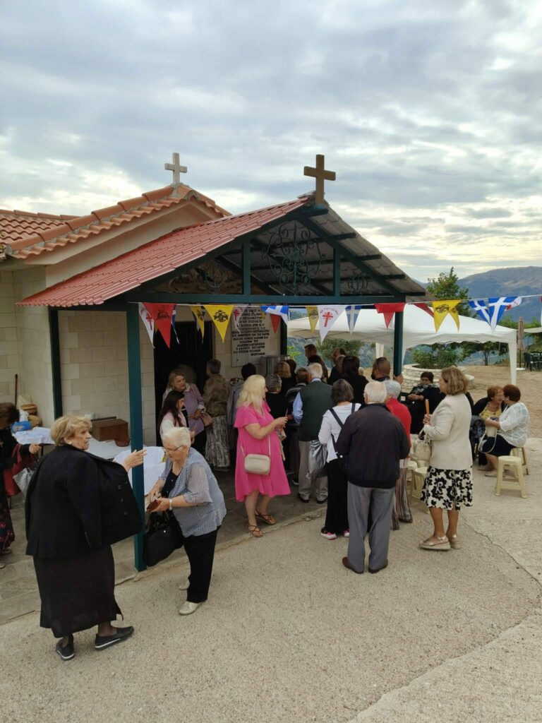 Η γιορτή του Αγίου Ευσταθίου στη Φτέρη Αιγίου ΦΩΤΟ