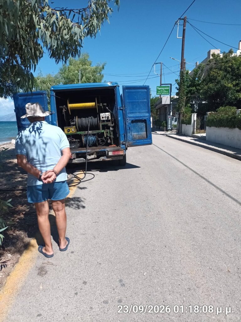 Μονοδένδρι: Καθαρισμός φρεατίων στην παραλιακή ζώνη για απορροή ομβρίων υδάτων ΦΩΤΟ