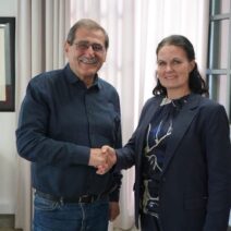 Πάτρα: Εντυπωσιασμένη από την ιστορία της πόλης η πρέσβειρα της Ελβετίας στη συνάντηση με τον Πελετίδη
