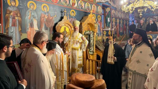 H πανήγυρης στην Μονή Αγίου Ιωάννου του Θεολόγου Βερίνου ΦΩΤΟ
