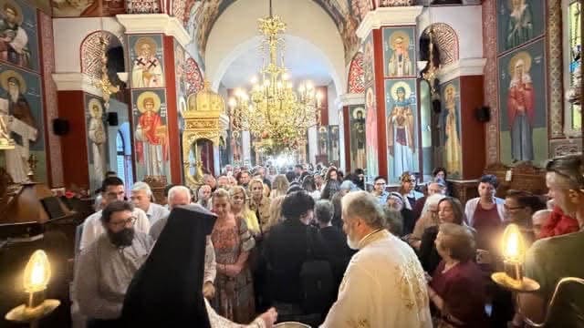 Εορτασμός στον ιστορικό ναό Αγίου Ιωάννου του Θεολόγου στο Μητροπολιτικό Μέγαρο Πάτρας ΦΩΤΟ