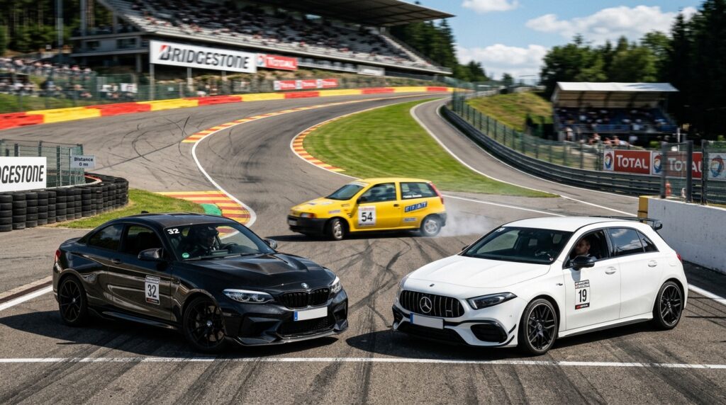 Η πιο τρελή κόντρα στην Ελλάδα: BMW M2, AMG A45 και ένα Fiat Punto στην ίδια πίστα