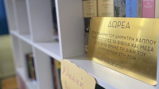 Δωρεά βιβλιοθήκης και συλλογών στο Γυμνάσιο Κλειτορίας