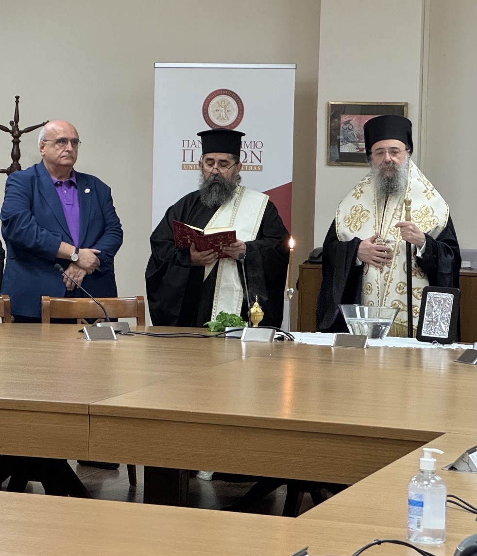 Πάτρα: Αγιασμός στο Πανεπιστήμιο για την έναρξη του νέου ακαδημαϊκού έτους από τον Μητροπολίτη Χρυσόστομο ΦΩΤΟ