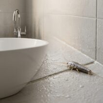 Ασημόψαρα στο μπάνιο; Το σημάδι ότι υπάρχει σοβαρό πρόβλημα υγρασίας στο σπίτι