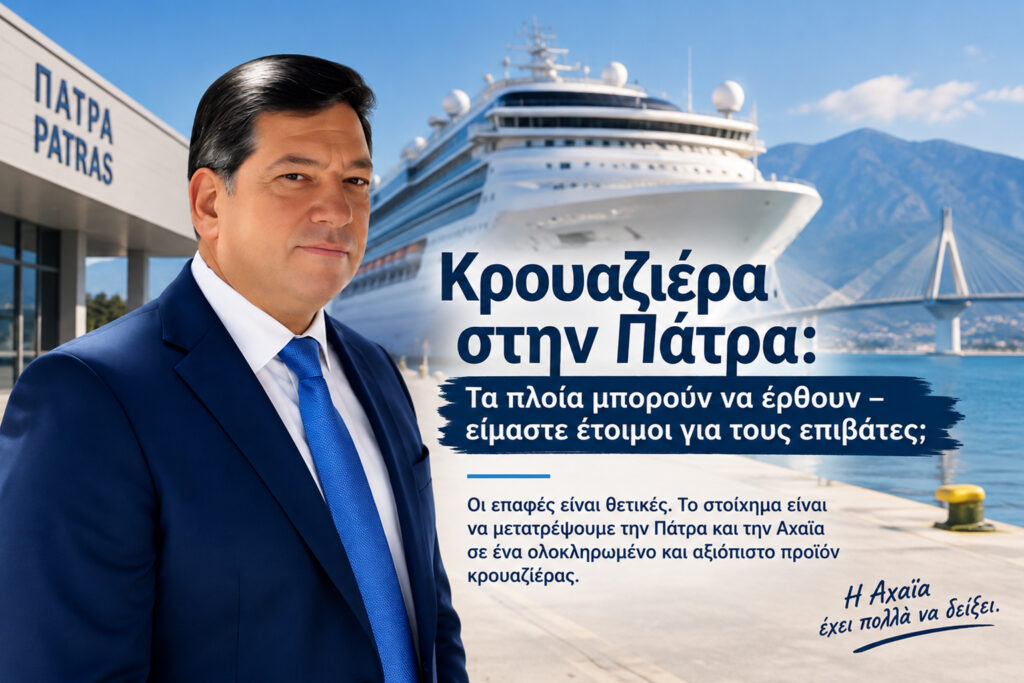 «Κρουαζιέρα στην Πάτρα: Τα πλοία μπορούν να έρθουν - είμαστε έτοιμοι για τους επιβάτες;»