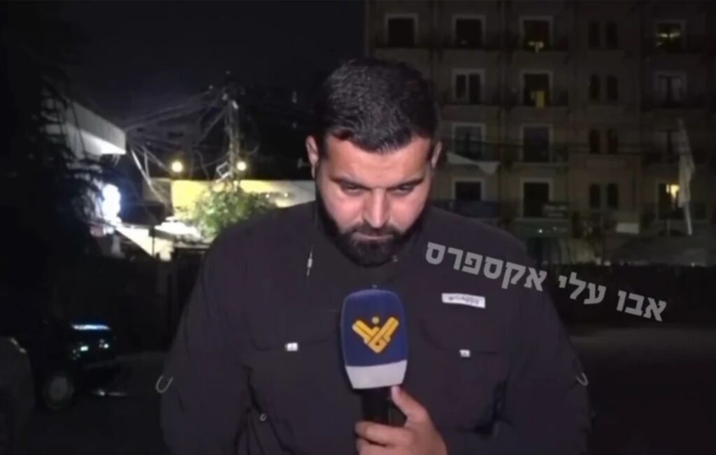 Φωτογραφία του δημοσιογράφου Λιβάνου