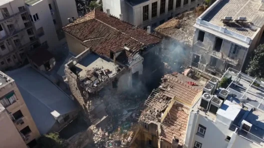 Πλάκα: Εικόνες καταστροφής από την έκρηξη σε κτίριο ΒΙΝΤΕΟ 19 Πλάκα: Εικόνες καταστροφής από την έκρηξη σε κτίριο ΒΙΝΤΕΟ