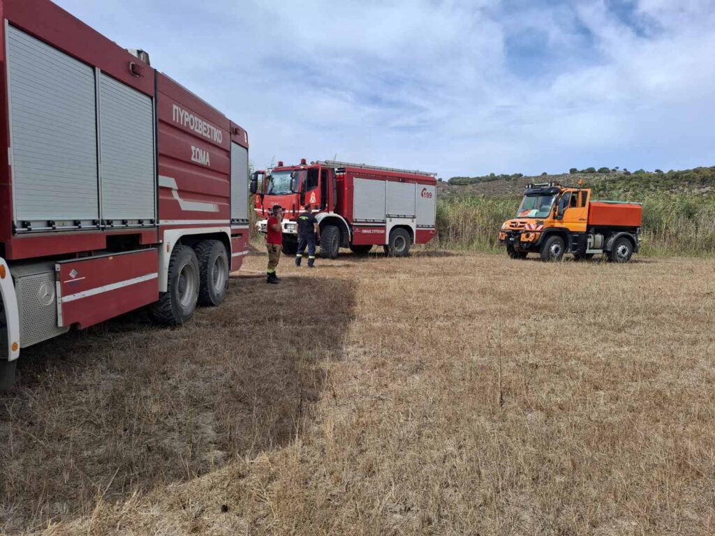 Φωτιά στην Αιτωλοακαρνανία - Άμεση κινητοποίηση της Πυροσβεστικής