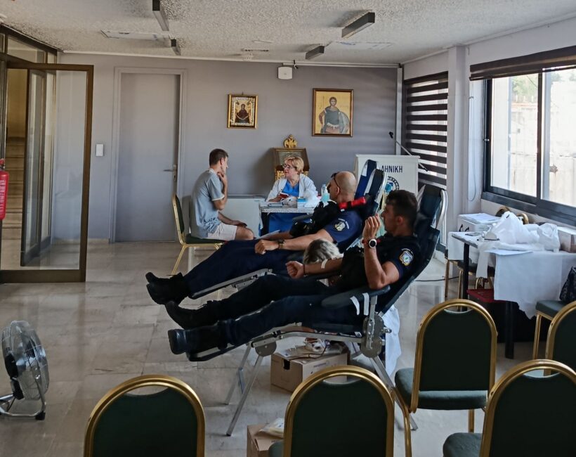 Η εθελοντική αιμοδοσία των Αστυνομικών στην Πάτρα ΦΩΤΟ 4 Η εθελοντική αιμοδοσία των Αστυνομικών στην Πάτρα ΦΩΤΟ